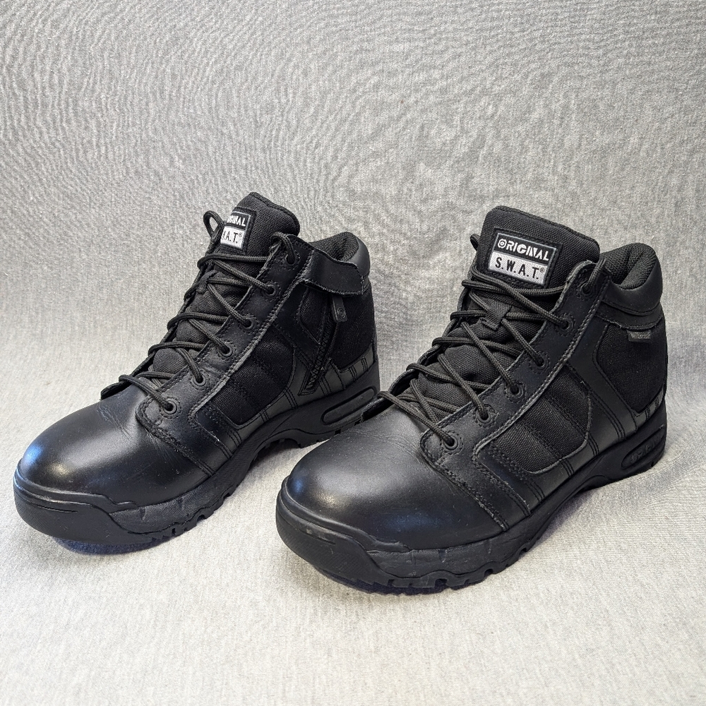Original SWAT Metro Air 5 Boots Men's 10.5W Black Side Zip Waterproof